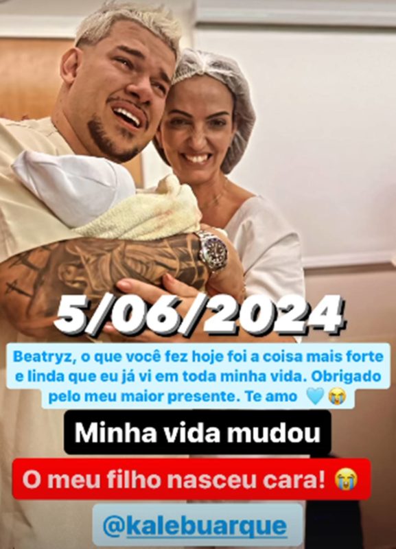 Buarque anuncia nascimento do filho com Bia Miranda - Metrópoles