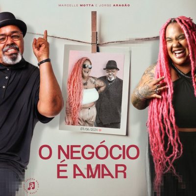 Foto colorida de Marcelle Mota e Jorge Aragão - Metrópoles