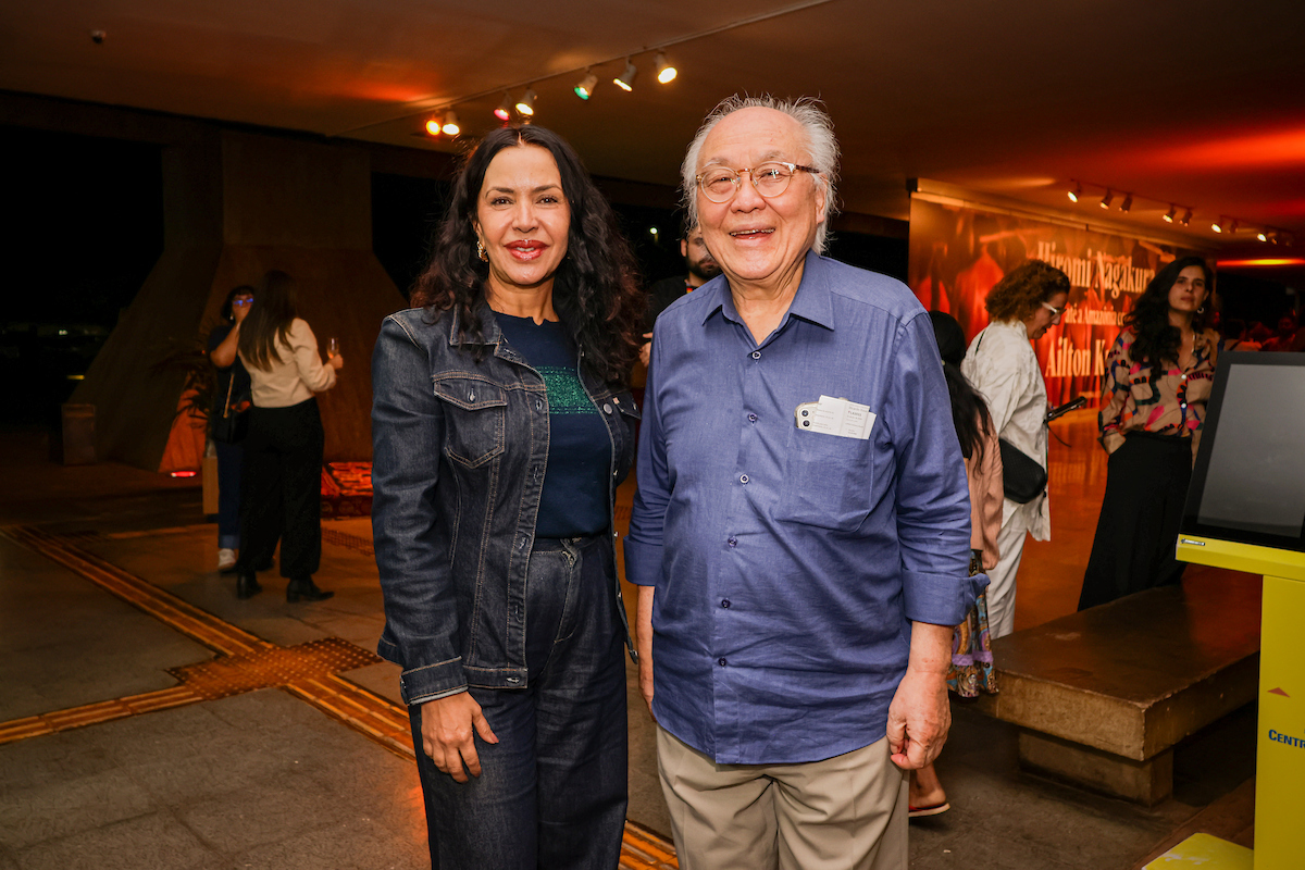 Lançamento da exposição Hiromi Nagakura até a Amazônia com Ailton Krenak