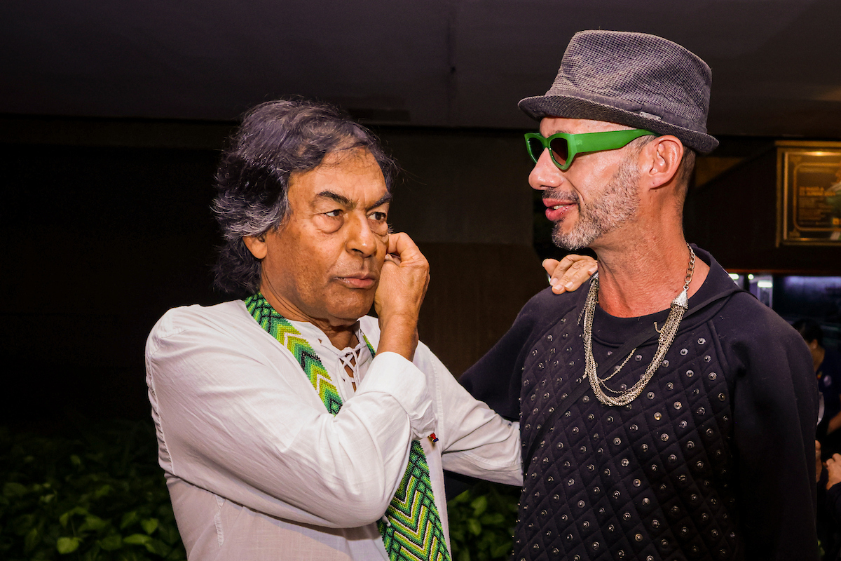 Lançamento da exposição Hiromi Nagakura até a Amazônia com Ailton Krenak