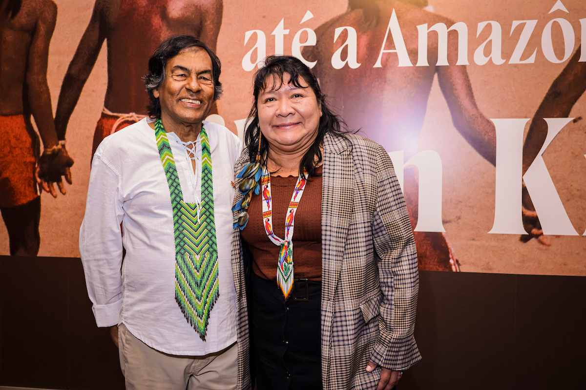 Lançamento da exposição Hiromi Nagakura até a Amazônia com Ailton Krenak