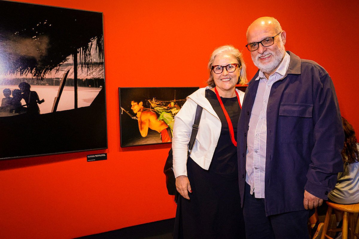 Lançamento da exposição Hiromi Nagakura até a Amazônia com Ailton Krenak