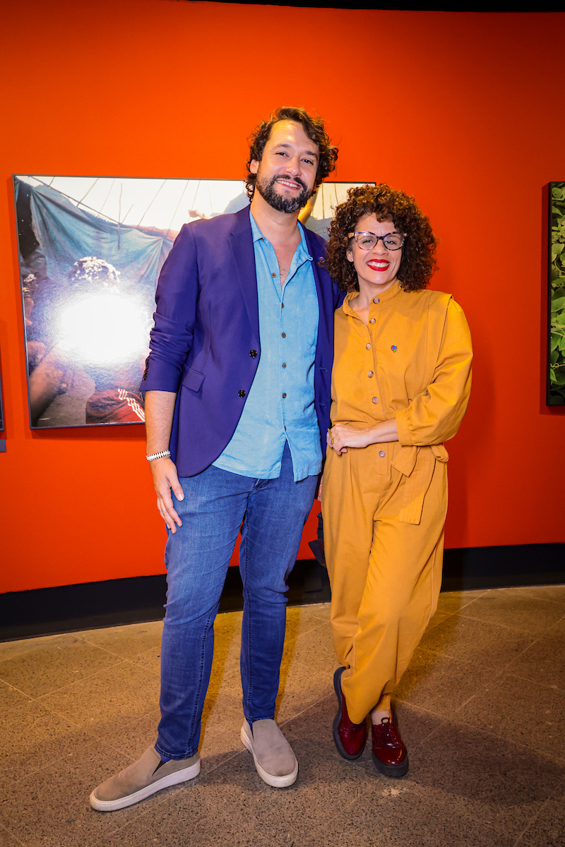 Lançamento da exposição Hiromi Nagakura até a Amazônia com Ailton Krenak