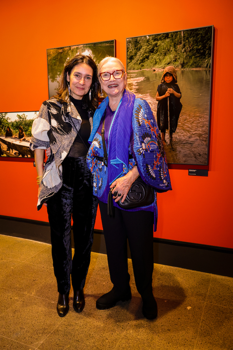 Lançamento da exposição Hiromi Nagakura até a Amazônia com Ailton Krenak