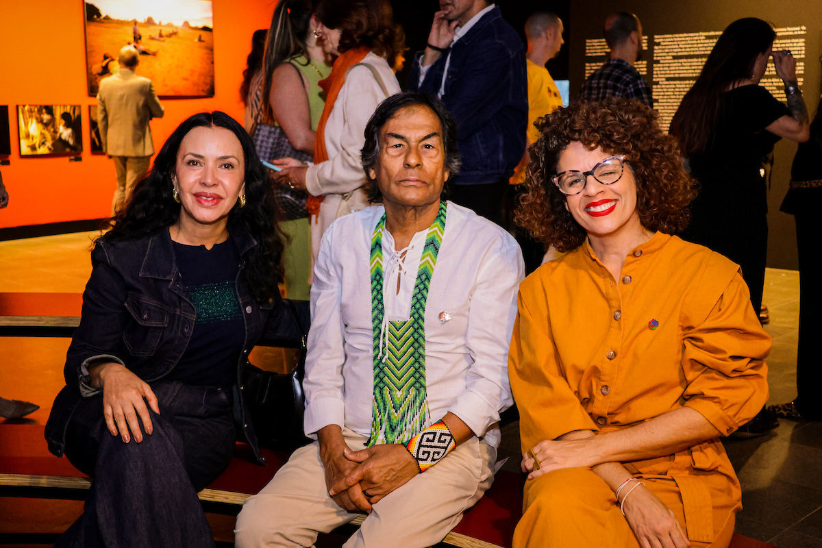 Lançamento da exposição Hiromi Nagakura até a Amazônia com Ailton Krenak