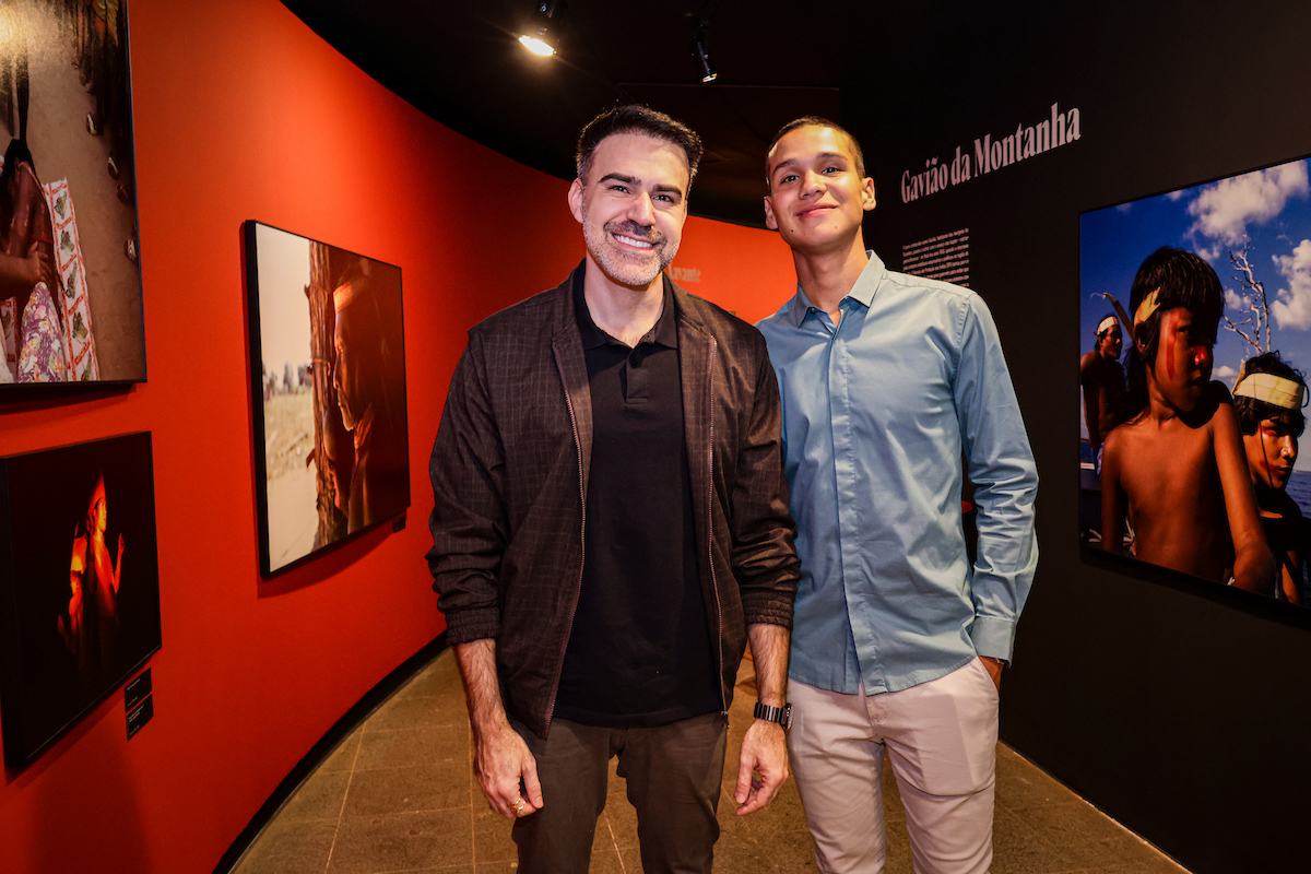 Lançamento da exposição Hiromi Nagakura até a Amazônia com Ailton Krenak