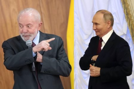 Lula e Putin - Metrópoles