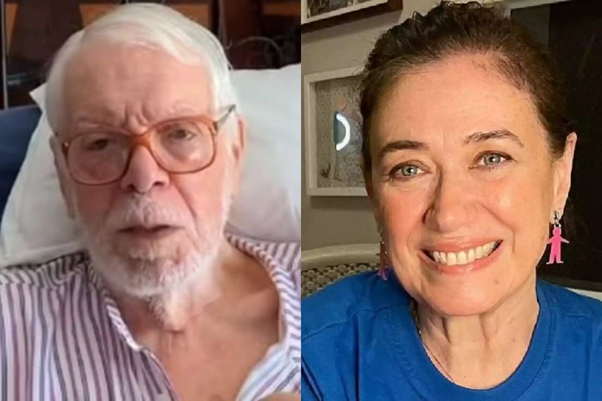 Montagem colorida de Manoel Carlos e Lilia Cabral - Metrópoles