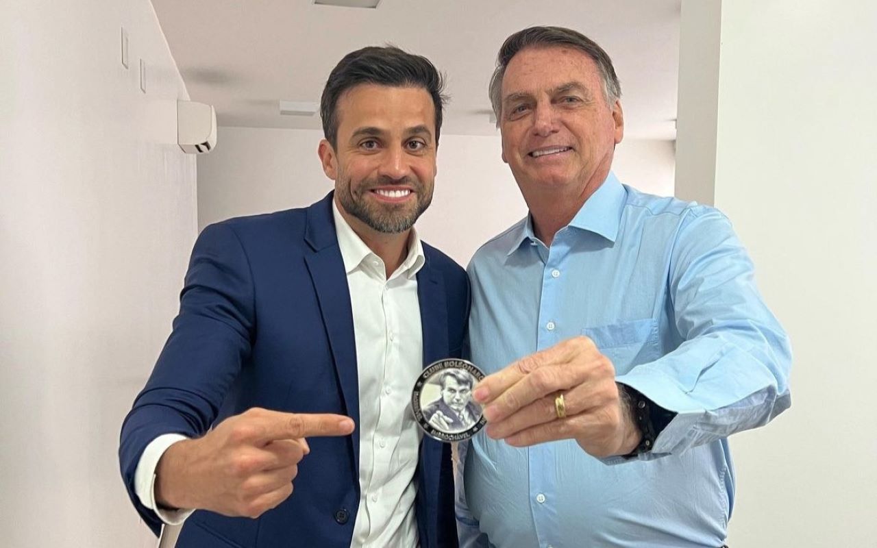 Pablo Marçal e Jair Bolsonaro - Metrópoles