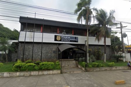 Imagem colorida de Delegacia do Guarujá, onde morte de homem é investigada - Metrópoles