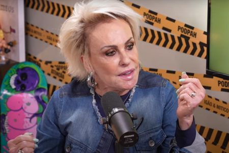 Print de um vídeo colorido de Ana Maria Braga - Metrópoles