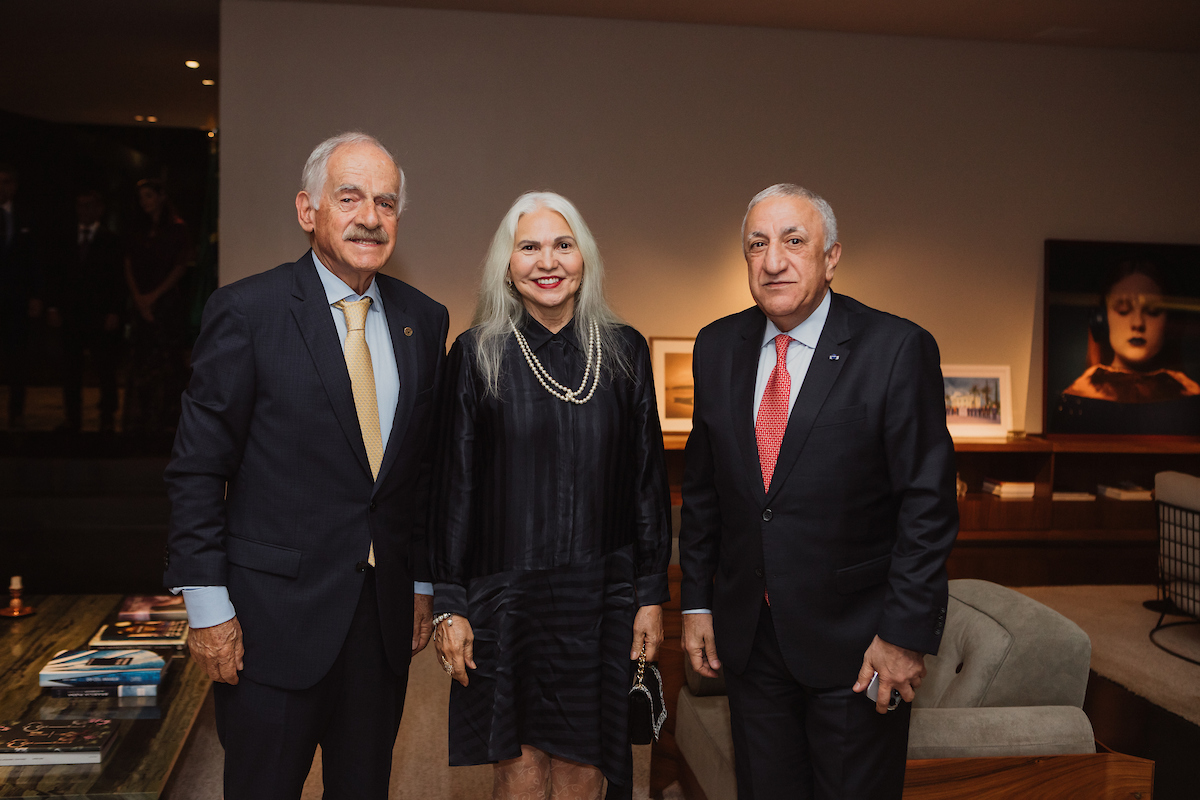Sebastião Barbosa, Marlene Barbosa e Tamer Mansour