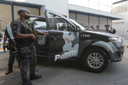 Policia Militar de São Paulo PMSP PM SP durante policimento na capital paulista - Metrópoles