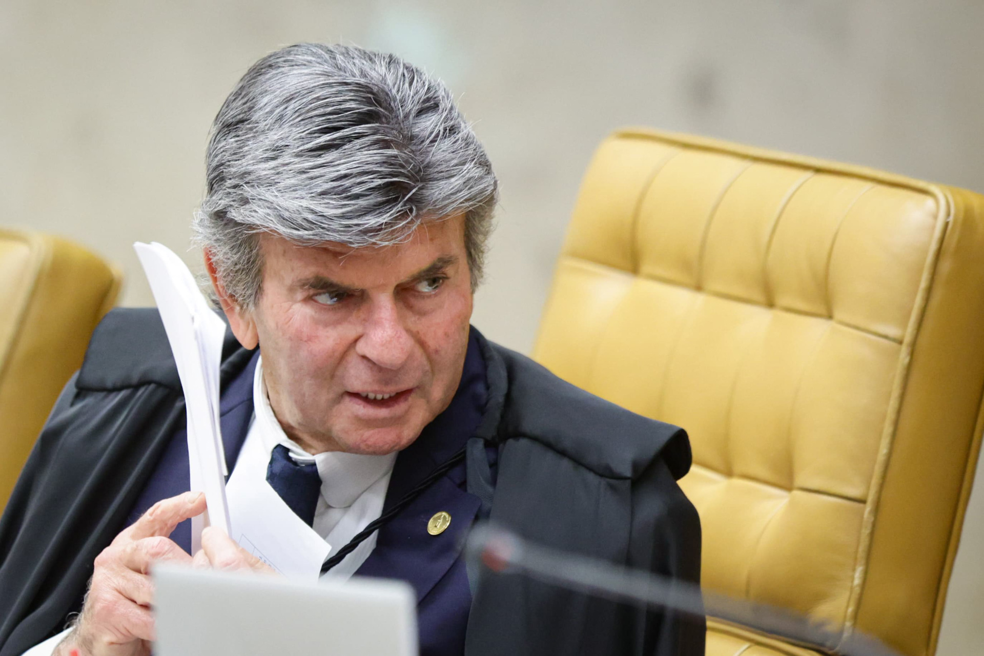 O ministro do STF Luiz Fux é relator de ação sobre Lei das Bets.