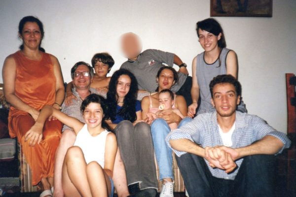 Olavo de Carvalho com a família no Rio de Janeiro
