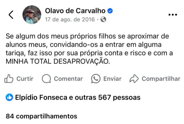 print olavo de carvalho icls