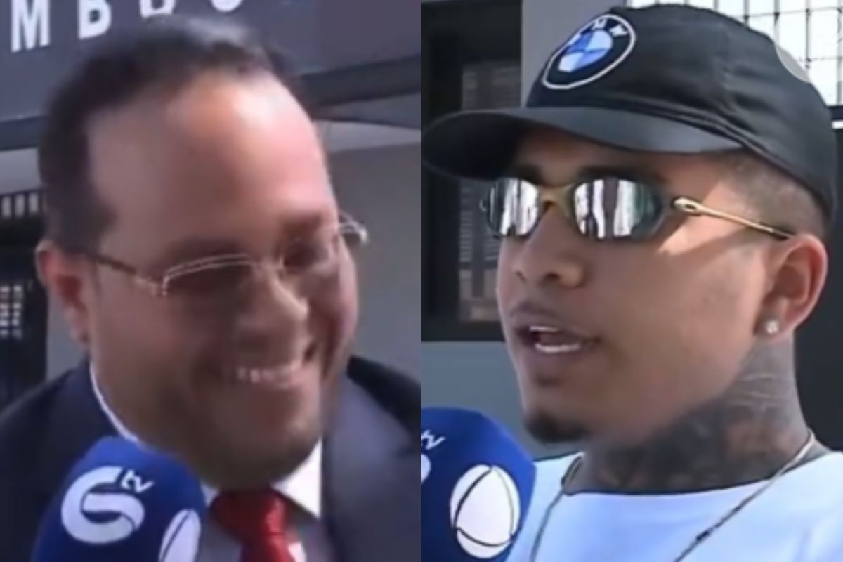 O influenciador Artur Braz e o seu advogado