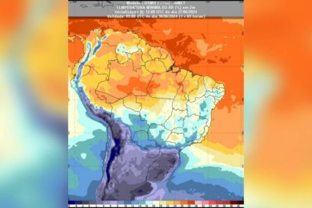 imagem colorida onda de frio no inverno capitais com temperaturas baixas