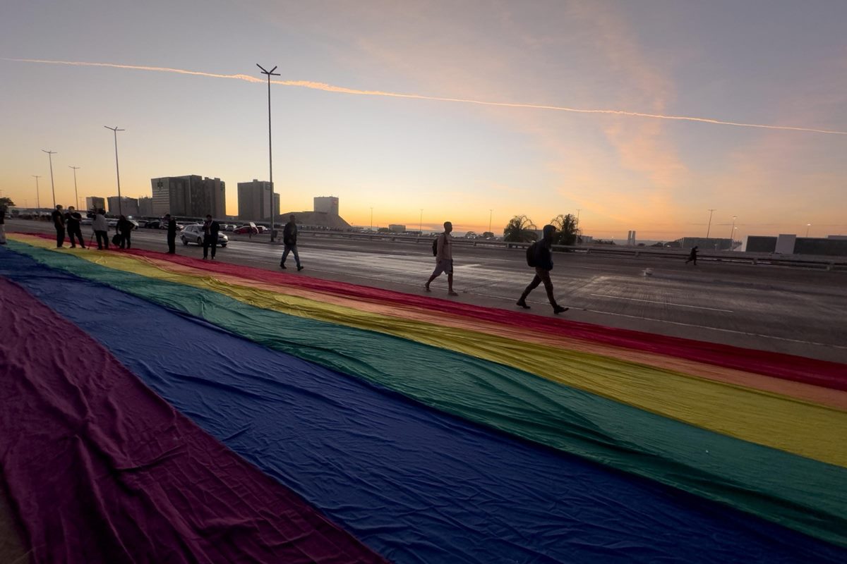 Bandeira LGBT Rodoviária