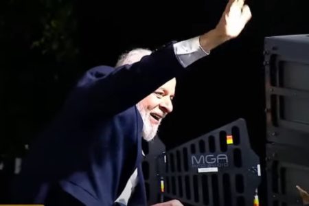Lula durante evento no Jardim Ângela, em SP - Metrópoles