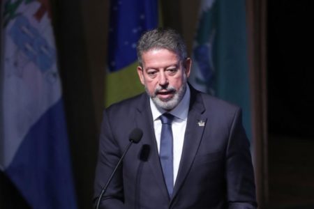 Arthur Lira (PP-AL) no evento do P20, em Maceió (AL)
