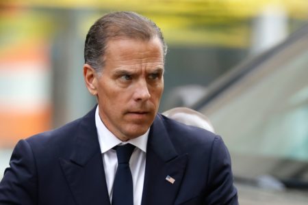 Fotografia colorida de Hunter Biden, filho de Joe Biden