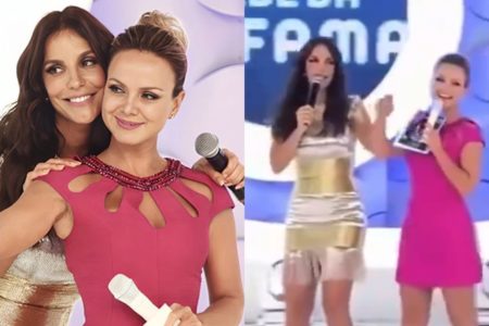 Fotografia colorida de Eliana com Ivete Sangalo | Metrópoles