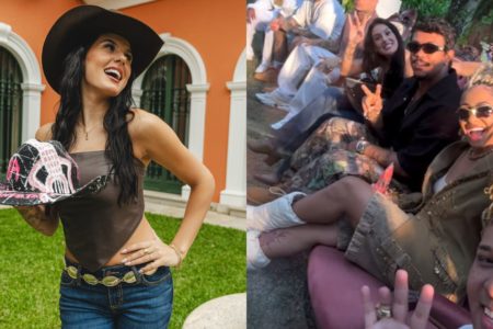 Fotografia colorida de Ana Castela no Poesia Acústica | Metrópoles