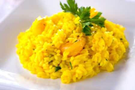Arroz com açafrão