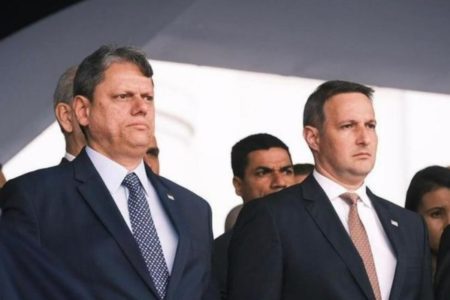 Tarcísio e Derrite PCC