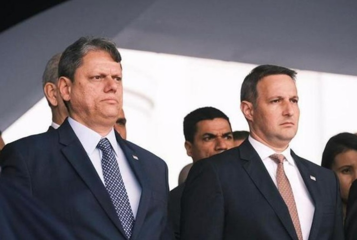 Tarcísio e Derrite PCC