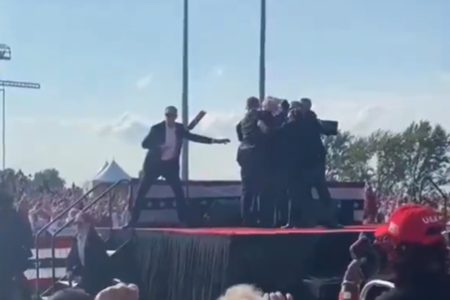 Vídeo mostra novo ângulo de atentado contra Trump - Metrópoles