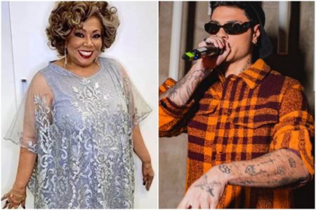 Alcione e Davi Kneip em fotos coloridas - Metrópoles