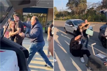 Foto colorida do deputado estadual de São Paulo Rafael Saraiva (União Brasil) agredido em feira de cachorros - Metrópoles