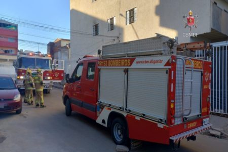 Incêndio apartamento Riacho Fundo