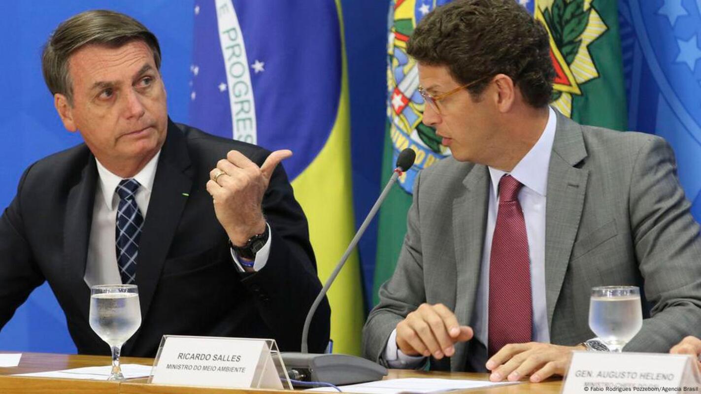 Jair Bolsonaro e Ricardo Salles