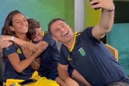Foto colorida do filho de Murilo Rosa com Rayssa Leal - Metrópoles