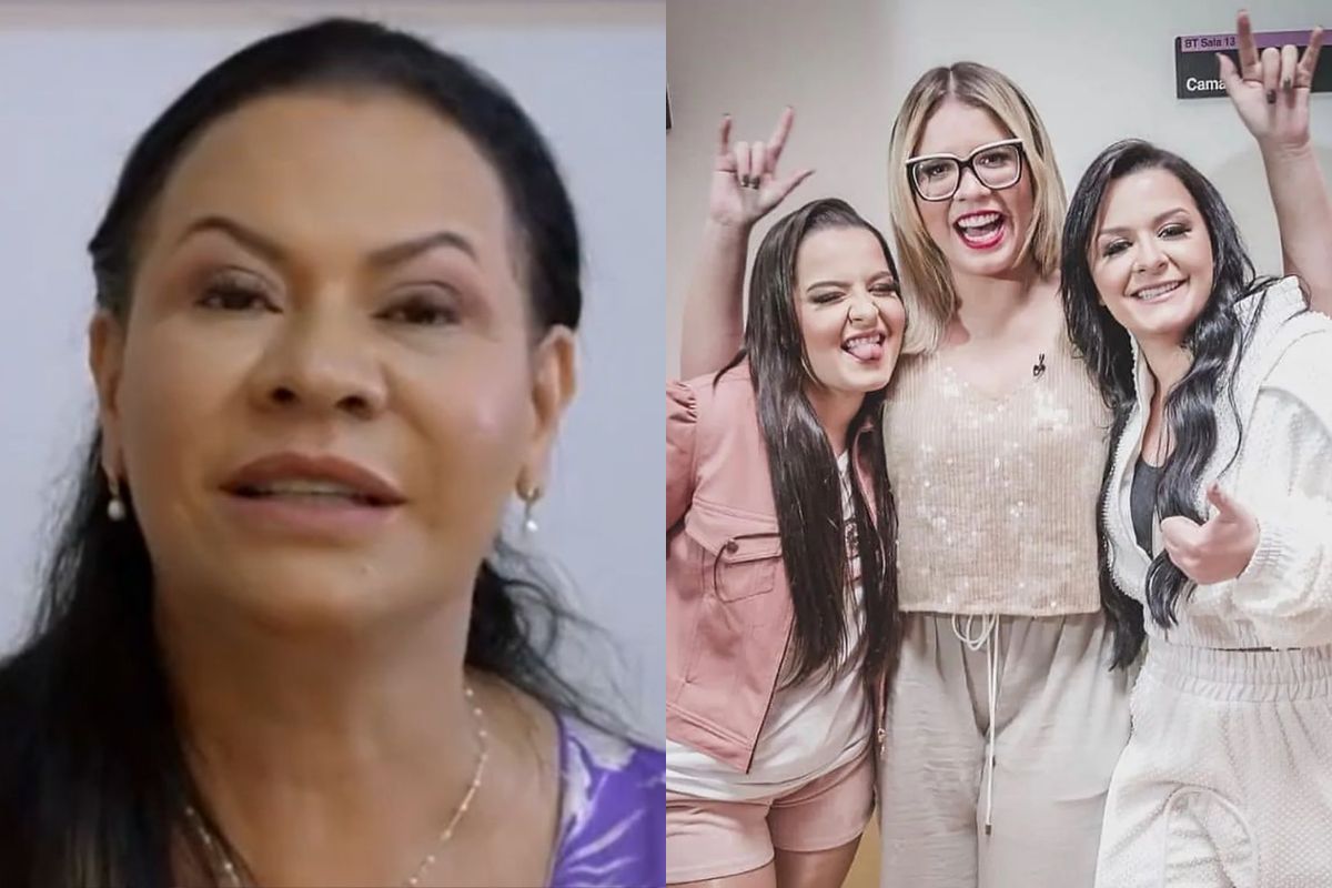 Montagem colorida de Dona Ruth, Marília Mendonça e Maiara e Maraisa - Metrópoles