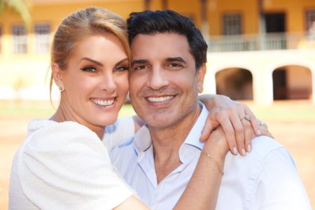 Foto colorida de Ana Hickmann e Edu Guedes - Metrópoles