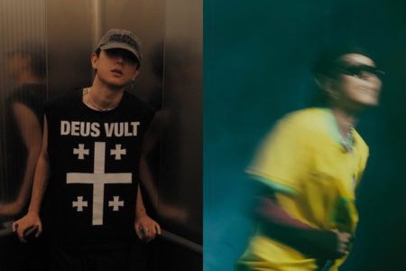 Imagem colorida de bruninho ou vapo com uma camisa do Brasil | k-pop | Metrópoles