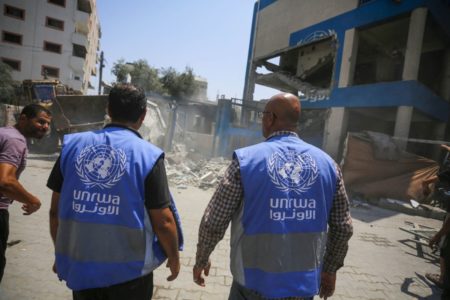 Funcionários da UNRWA