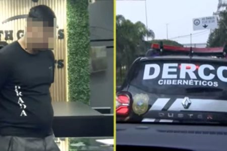 Homem preso tem cabelos brancos e pele parda