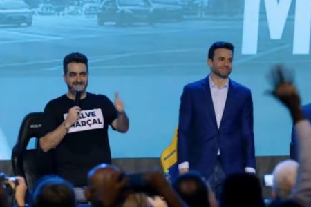 Imagem colorida mostra Leonardo Avalanche e Pablo Marçal - Metrópoles