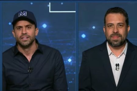 Pablo Marçal e Guilherme Boulos em debate -- Metrópoles