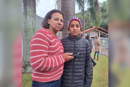 Edna Barbosa e filho testemunharam acidente de avião que matou 61 pessoas. - Metrópoles