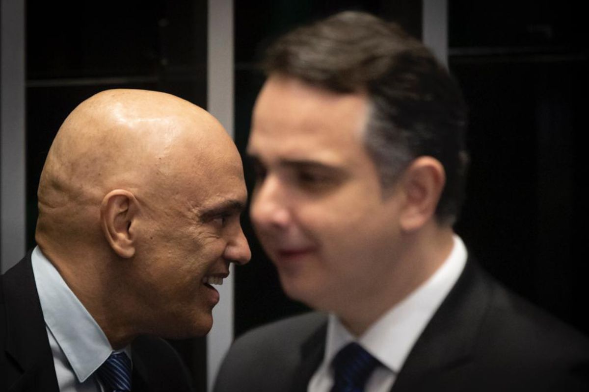 áudio presidente ministro Alexandre de Moraes e Rodrigo Pacheco