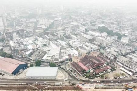 imagem colorida fumaça queimadas manaus