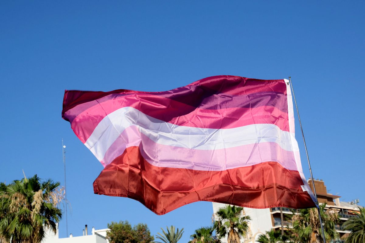 bandeira lésbica
