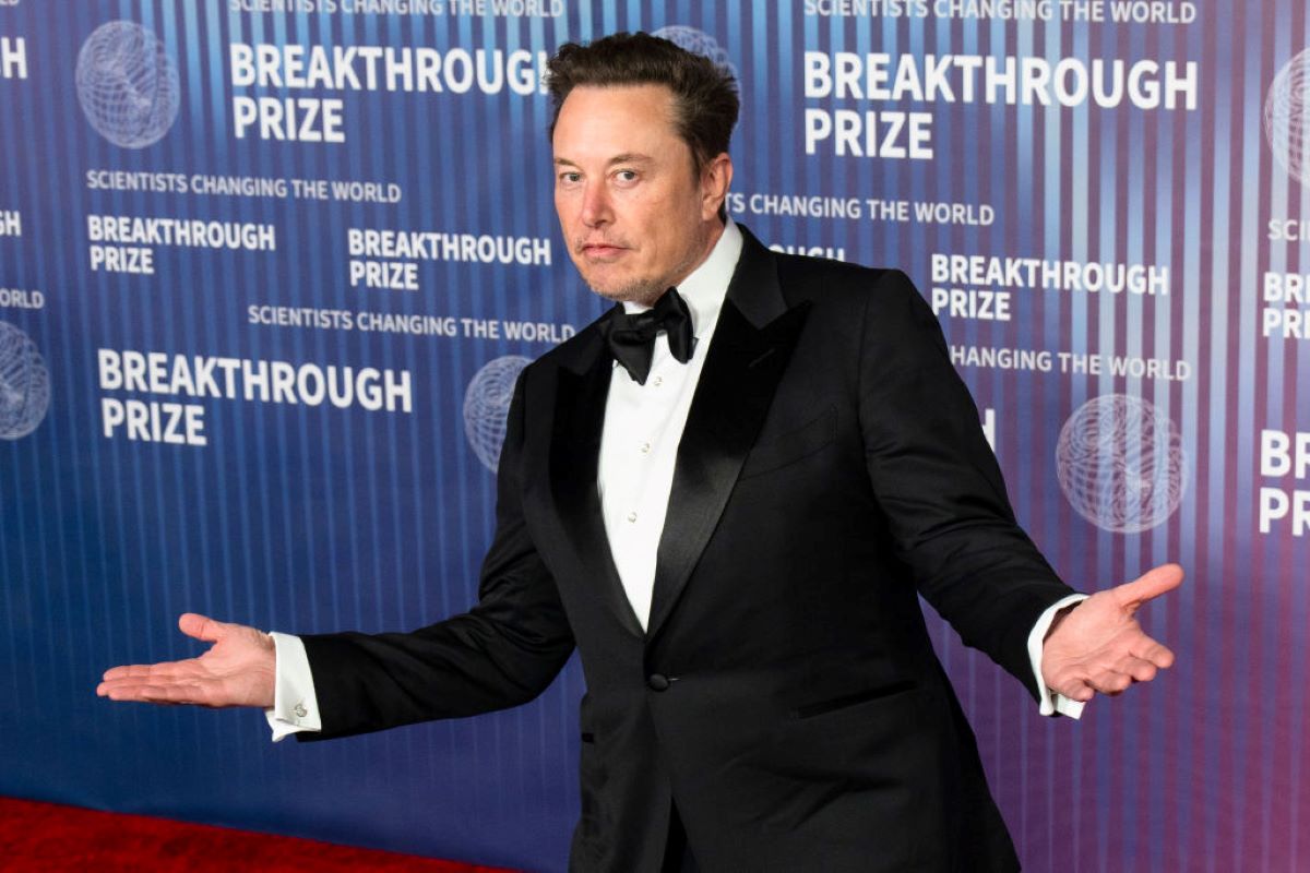 Imagem coloida de Elon Musk - Metrópoles