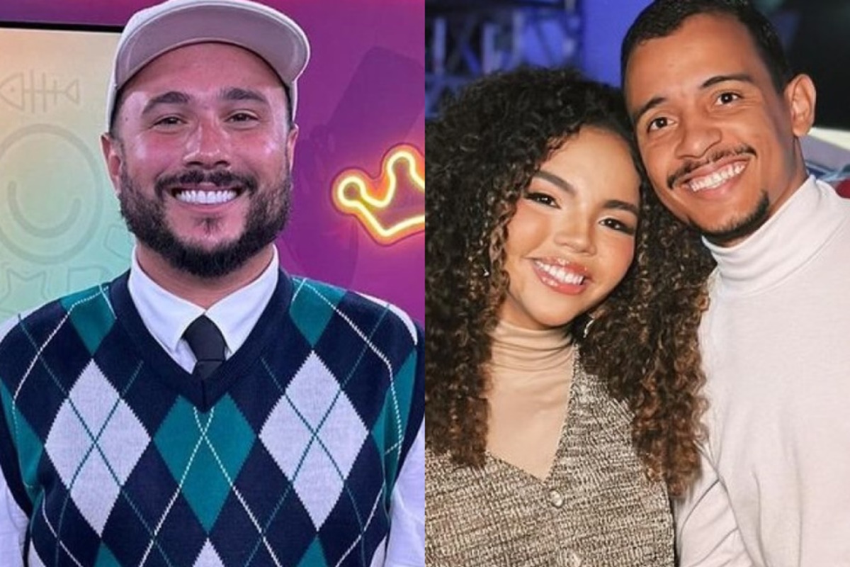 Montagem feita a partir de fotos de Ed Gama, Pitel e o namorado, Weslley Toledo - Metrópoles